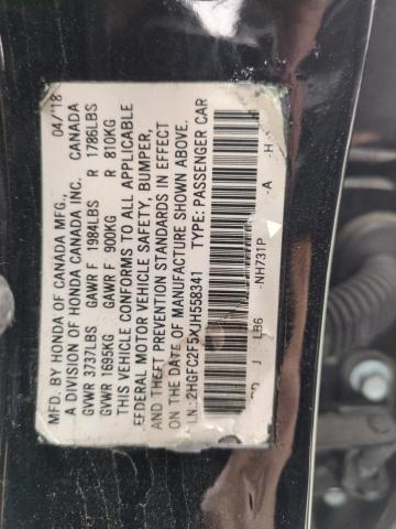 2018 HONDA CIVIC LX - 2HGFC2F5XJH558341