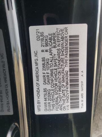 2021 HONDA ACCORD SPO - 1HGCV1F47MA043542