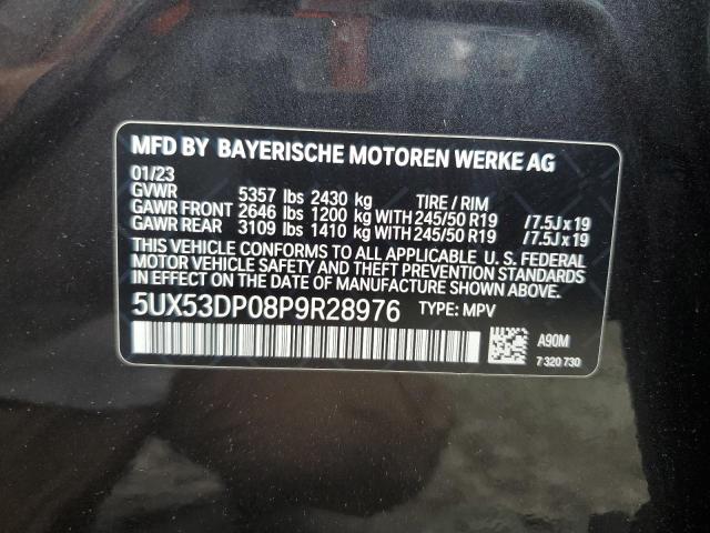 2023 BMW X3 XDRIVE3 - 5UX53DP08P9R28976