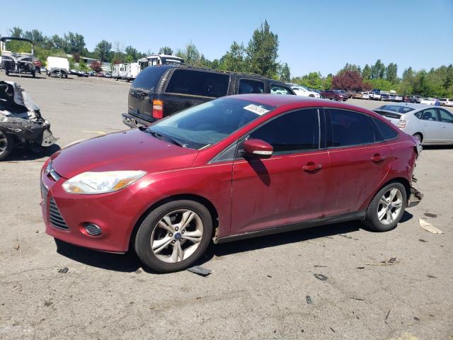 FORD FOCUS SE 2014 red sedan 4d gas 1FADP3F29EL412467 photo #1
