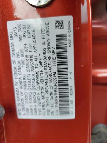 2018 HONDA CR-V EX - 2HKRW1H56JH509154