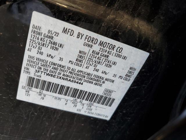 2022 FORD MAVERICK X - 3FTTW8E3XNRA69444
