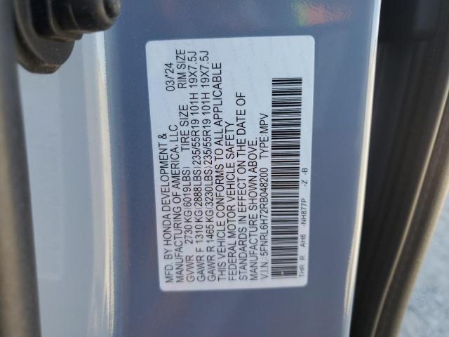 2024 HONDA ODYSSEY SP 5FNRL6H72RB048200