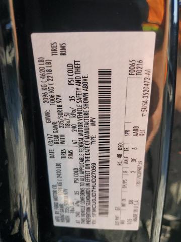 2017 FORD ESCAPE TIT - 1FMCU0JD7HUD27059