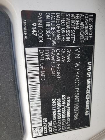 2022 MERCEDES-BENZ SPRINTER 2500 - W1Y40CHY5NT100786