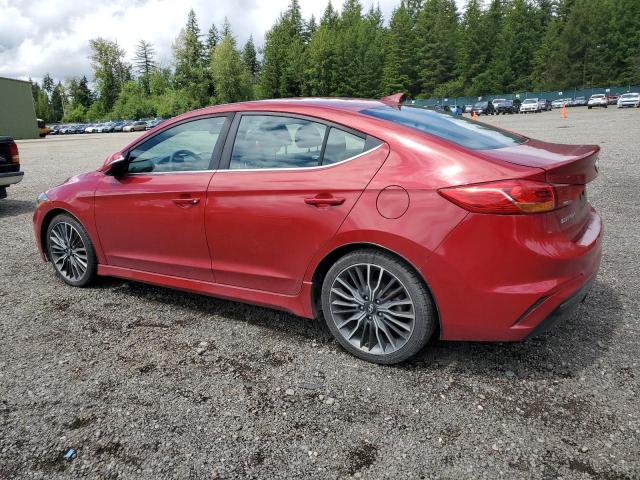 Vin: kmhd04lb4ju523758, lot: 58979395, hyundai elantra sport 20182