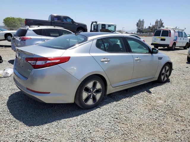 KIA OPTIMA HYB 2012 gray  hybrid engine KNAGM4AD4C5016363 photo #4