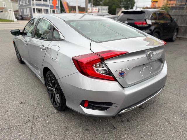 HONDA CIVIC LX 2020 silver  gas 2HGFC2F61LH570809 photo #4
