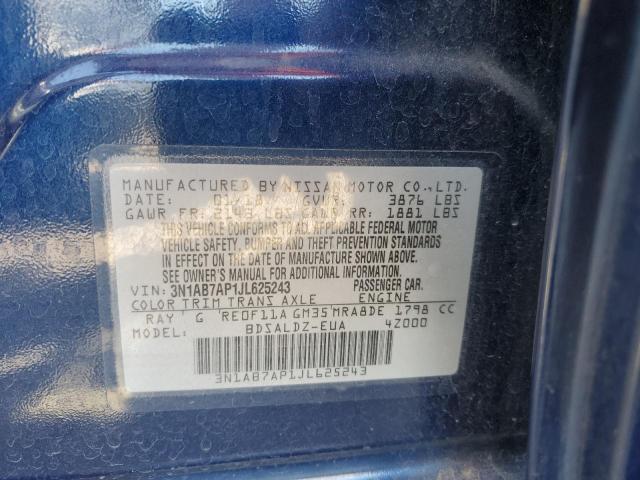 2018 NISSAN SENTRA S - 3N1AB7AP1JL625243