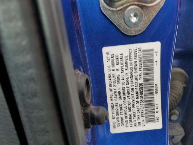 2016 HONDA CIVIC EX - 19XFC1F38GE005036