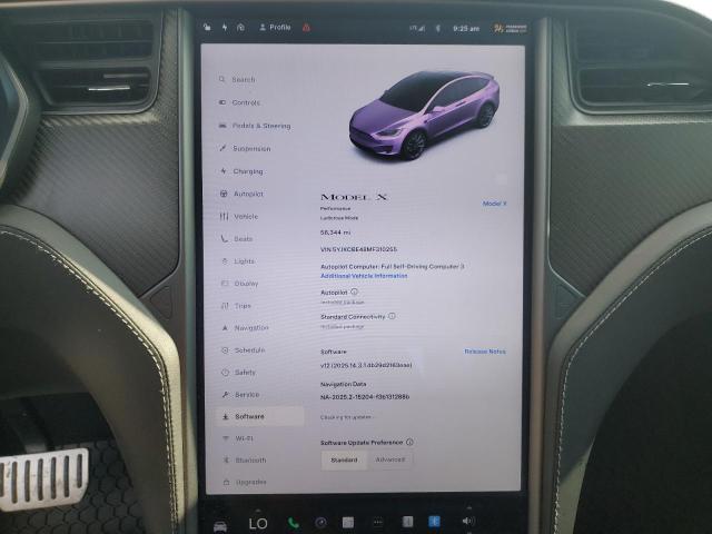 2021 TESLA MODEL X 5YJXCBE48MF310255
