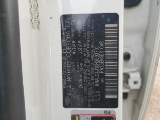 2017 KIA CADENZA PR KNALC4J10H5093701
