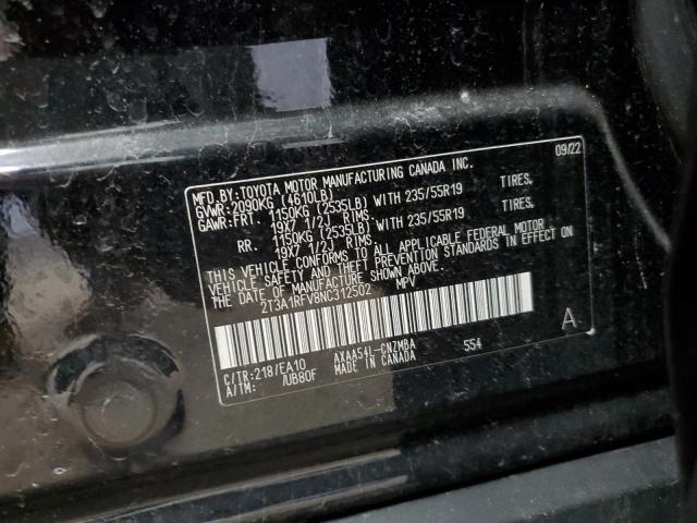 2022 TOYOTA RAV4 XLE P - 2T3A1RFV8NC312502