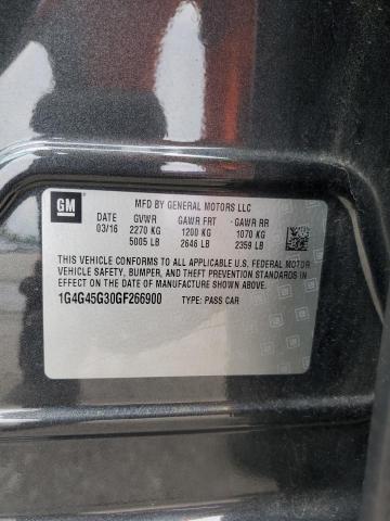 2016 BUICK LACROSSE S 1G4G45G30GF266900
