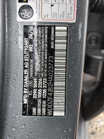 2017 MERCEDES-BENZ E 300 WDDZF4JB2HA023773