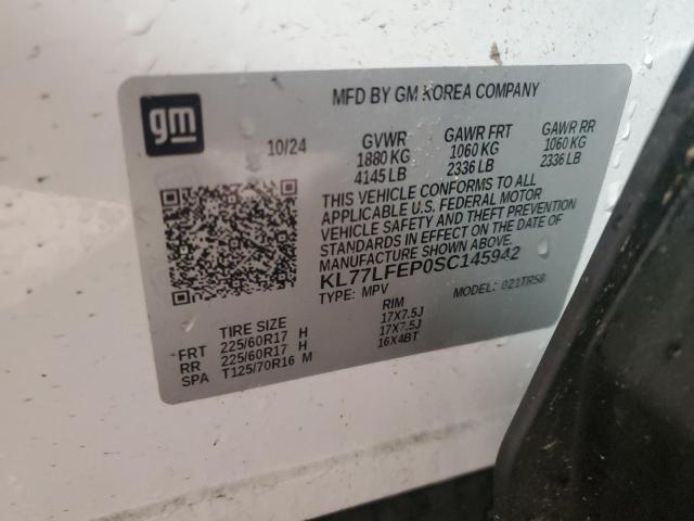 2025 CHEVROLET TRAX LS KL77LFEP0SC145942