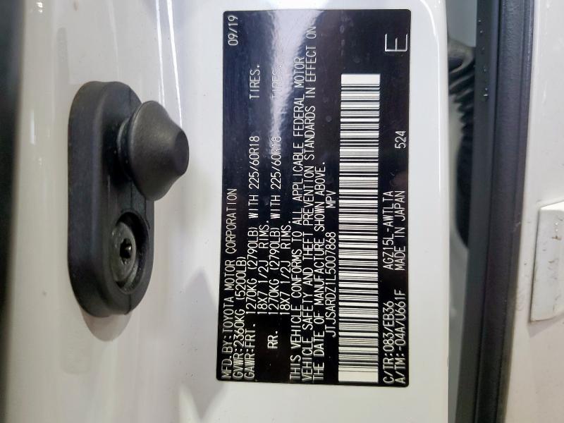 2020 LEXUS NX 300 F S JTJSARDZ1L5007868