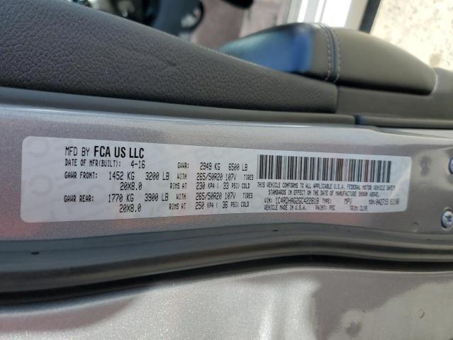 2016 DODGE DURANGO SX - 1C4RDHAG2GC422818