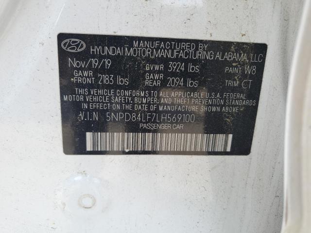 2020 HYUNDAI ELANTRA SE - 5NPD84LF7LH569100