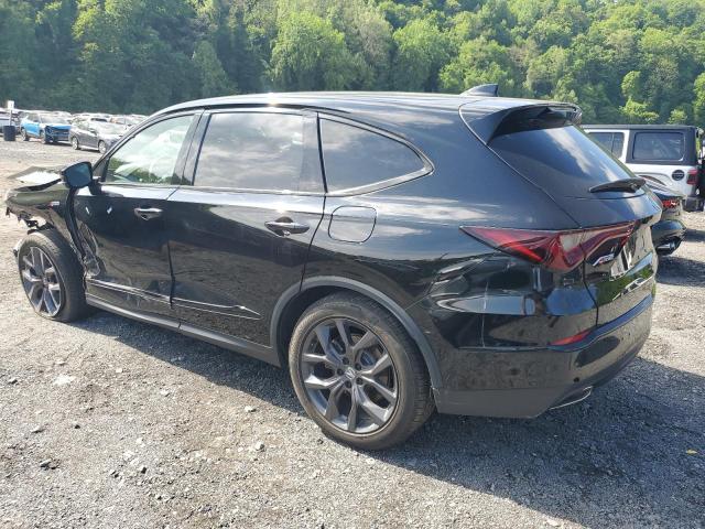 ACURA MDX A-SPEC 2022 black  gas 5J8YE1H0XNL050880 photo #3