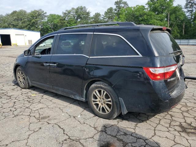 HONDA ODYSSEY EX 2012 black  gas 5FNRL5H63CB025470 photo #3