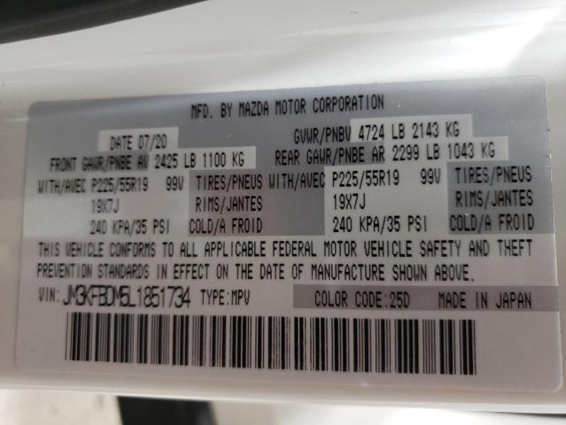 2020 MAZDA CX-5 GRAND - JM3KFBDM5L1851734