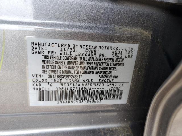 2024 NISSAN SENTRA SV - 3N1AB8CV0RY243611