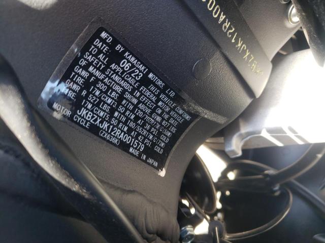 2024 KAWASAKI ZX636 K JKBZXJK12RA001579