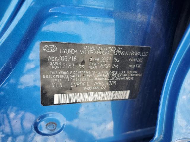 2017 HYUNDAI ELANTRA SE - 5NPD84LF7HH051785
