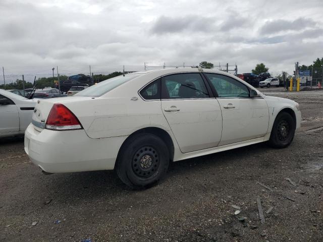 CHEVROLET IMPALA POL 2009 white sedan 4d flexible fuel 2G1WS57M991284863 photo #4