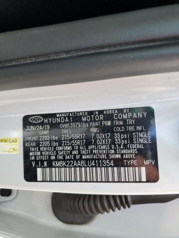 2020 HYUNDAI KONA SEL - KM8K22AA8LU411354