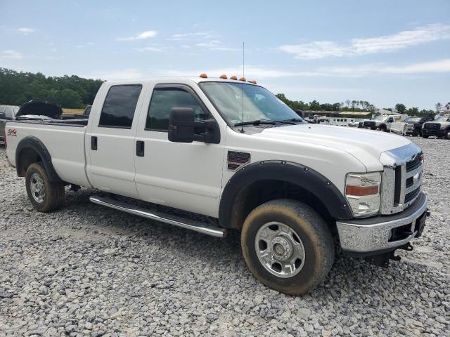 FORD F350 SRW S 2008 white crew pic diesel 1FTSW31R08EB17128 photo #1