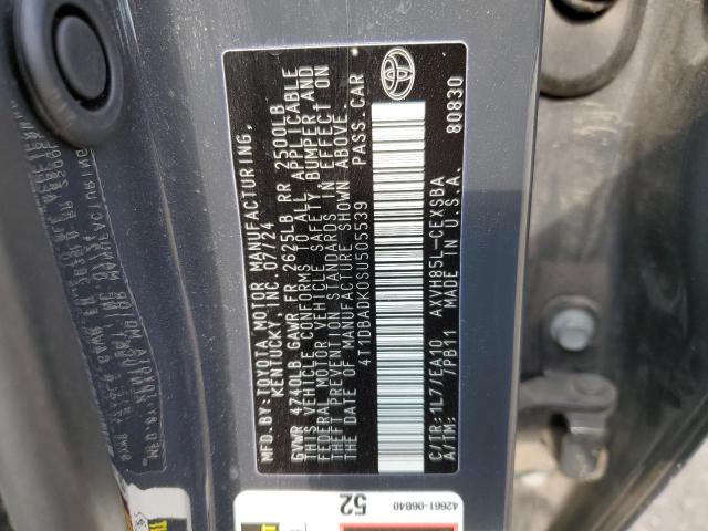 2025 TOYOTA CAMRY XSE - 4T1DBADK0SU505539