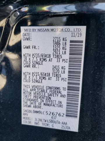 2020 INFINITI QX60 LUXE 5N1DL0MM9LC526762