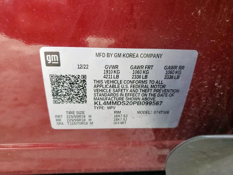 2023 BUICK ENCORE GX KL4MMDS20PB099567
