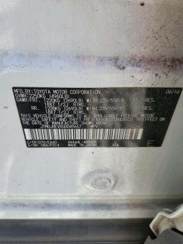 2016 TOYOTA RAV4 HV LI JTMDJREVXGD049667