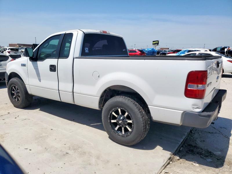 FORD F150 2008 white  gas 1FTRF12218KC49336 photo #3
