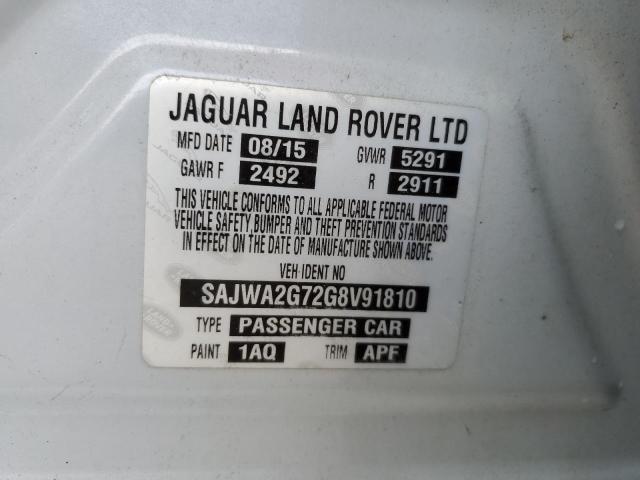 2016 JAGUAR XJL PORTFO SAJWA2G72G8V91810