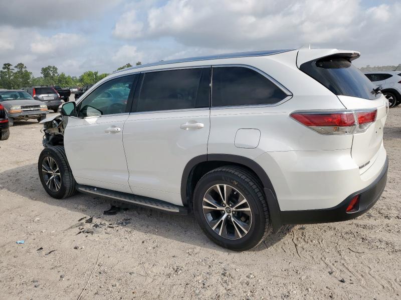 Vin: 5tdkkrfh9gs168845, lot: 57396715, toyota highlander xle 20162