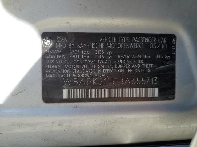 2011 BMW 328 XI SUL - WBAPK5C51BA655713