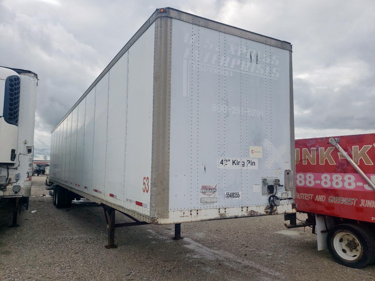 Lot #3188431635 2000 WABASH SEMITAILER