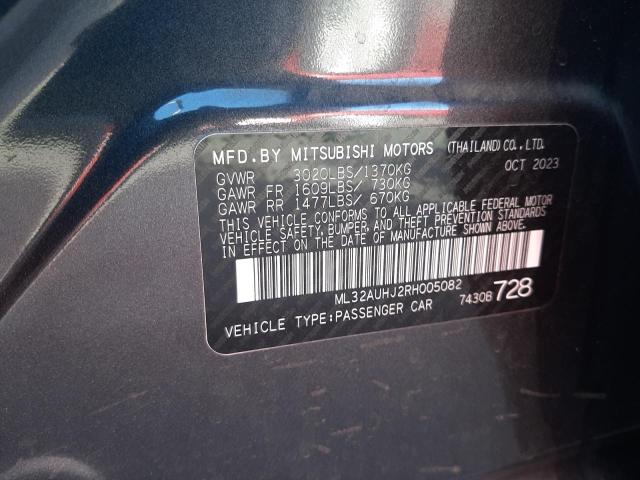 2024 MITSUBISHI MIRAGE ES - ML32AUHJ2RH005082