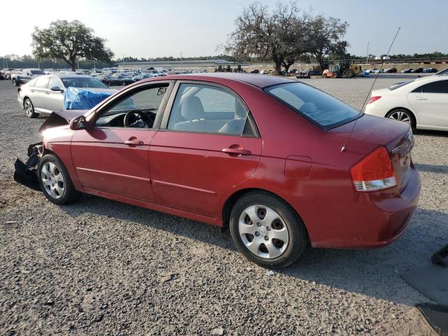 KIA SPECTRA EX 2009 red  gas KNAFE221895600209 photo #3