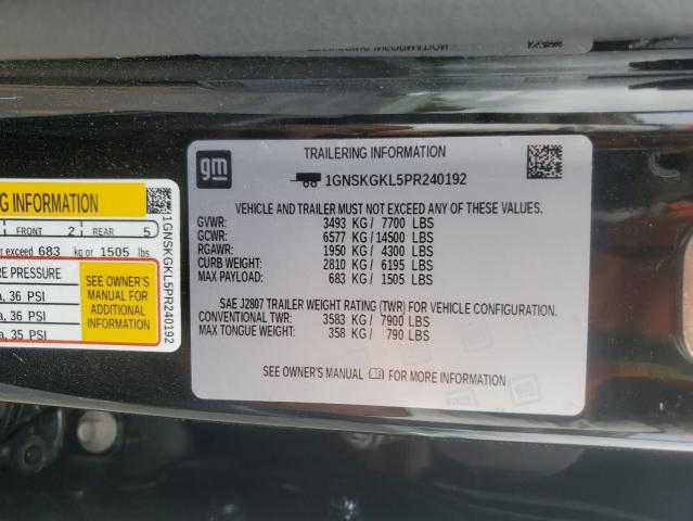 2023 CHEVROLET SUBURBAN K - 1GNSKGKL5PR240192