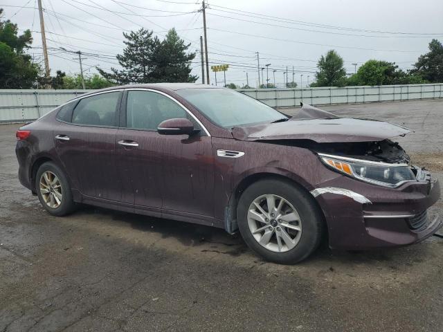 Vin: 5xxgt4l37gg118560, lot: 56541165, kia optima lx 20164
