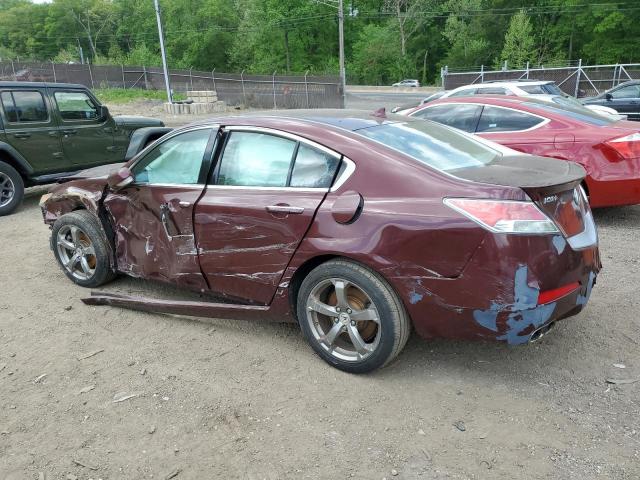 ACURA TL 2010 burgundy sedan 4d gas 19UUA9F52AA007566 photo #3