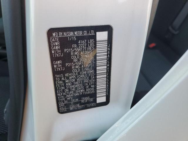 2015 NISSAN JUKE S JN8AF5MV7FT558025