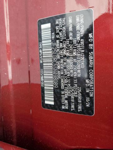 2025 SUBARU FORESTER L JF2SLDRC5SH498089