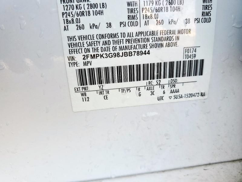 2018 FORD EDGE SE - 2FMPK3G98JBB78944