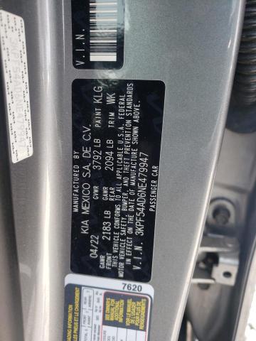 2022 KIA FORTE GT L - 3KPF54AD6NE479947